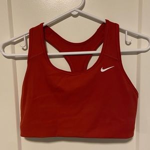 Red Nike Sports Bra